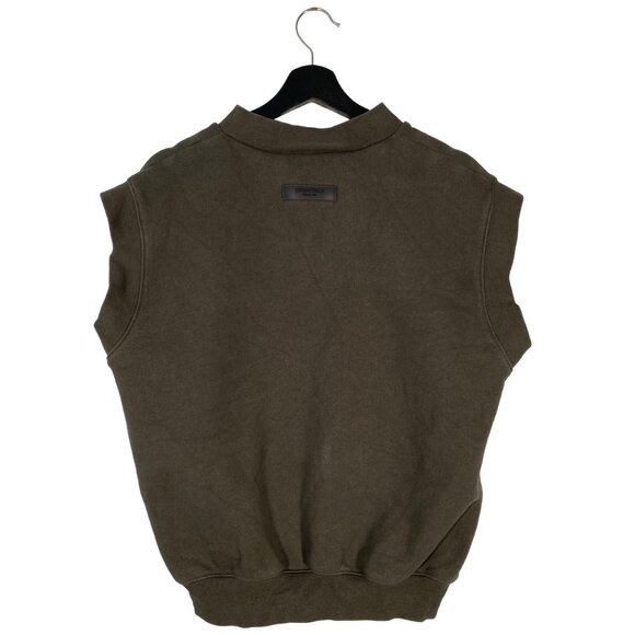Fear of God Essentials V-Neck Vest Off-Black - Picture 2 of 7